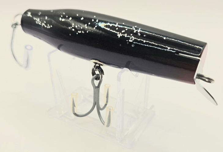 Stan Gibbs Lures Danny Surface Swimmer Black Purple 4.5" 1.5oz