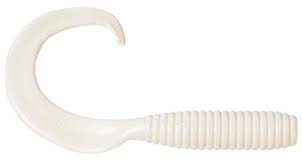 Berkley Gulp Saltwater Grub 4" 8pk Pearl White GSG4-PW