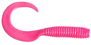 Berkley Gulp Saltwater Grub 4" 8pk Pink GSG4-PK