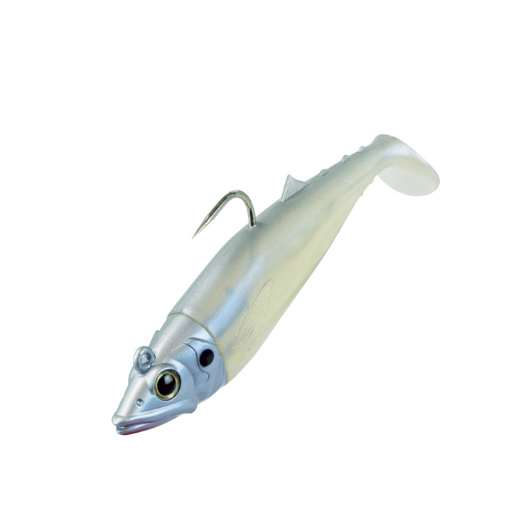 FishLab Mack Attack Soft Shad 6.5" 5.5oz White Pearl