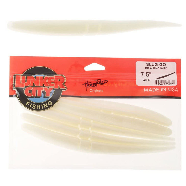 Lunker City Slug-Go Lure, 5 per Bag