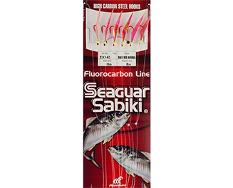 Hayabusa Sabiki EX140-14 (6 Hooks-30lb Main line-20lb Branch Line)