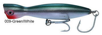 Super Strike Lures Little Neck Popper Green 5.25" 2 3/8oz