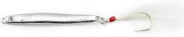 Run Off Lures Sandeel Jig 3oz Chrome Silver
