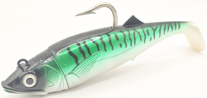 Canal Tackle® Canal Shad Fishing Lure Sinking Jig 5.5" 3.5oz Military Green Mack
