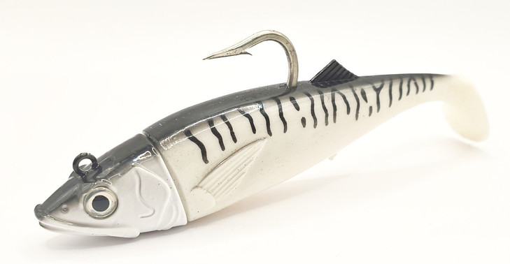 Canal Tackle® Canal Shad Fishing Lure Sinking Jig 4" 1oz White Mack
