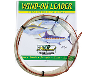 Momoi Diamond Fluorocarbon Wind On Leader Clear 150 Pound 25 feet