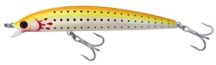 Yozuri Lures Hydro Minnow LC 6 Inch 1.25oz Chicken Scratch Yellow