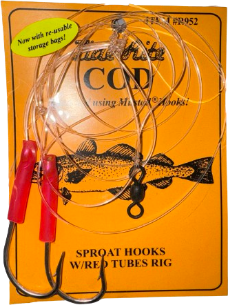 Tide Rite Codfish Hook Rig Setup R952 (Size 5/0 Hook)