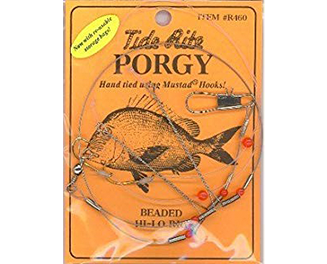 Tide Rite Porgy Scup Hi-lo Hook Rig Setup R460-1 (Size 1 Hook)