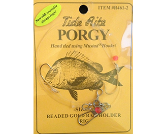 Tide Rite Porgy Scup Hi-lo Hook Rig Setup R461-2 (Size 2 Hook)
