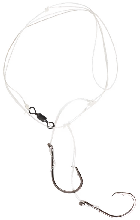 Tide Rite Striped Bass Inline Circle Hook Hi-Lo Clam Rig Setup R750C (6/0 Hook)