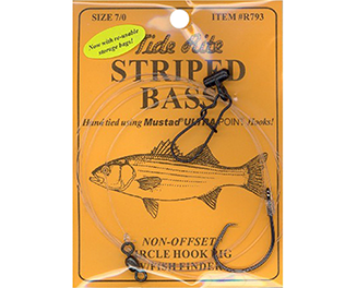 Tide Rite Striped Bass Circle Hook Rig Setup R793 (7/0 Hook)