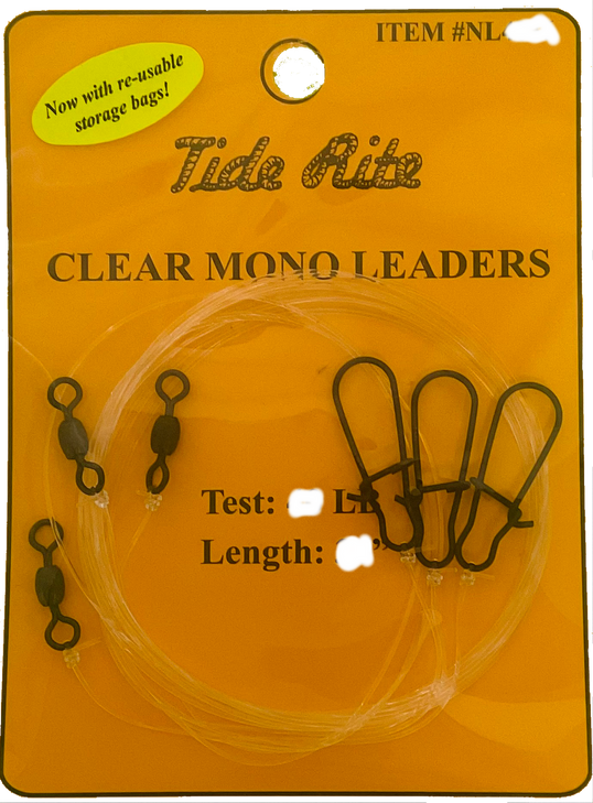 Tide Rite Monofilament Leaders 50lb 24 Inch (3 Pack)