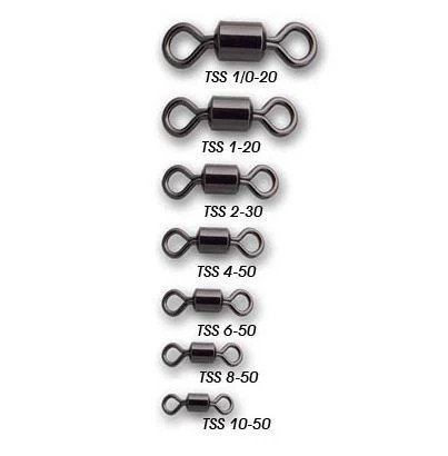 Tsunami Strong Swivels #1 120lb (20 Swivels)