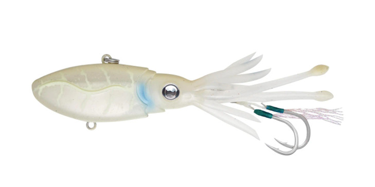 Nomad Lures Squidtrex™ 130 Vibe 5" - 3.25oz White Glow
