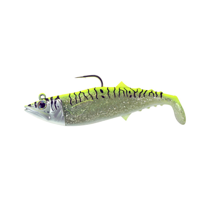 FishLab Mack Attack Soft Shad 5.5" 3.5oz Chartreuse Mack (2024)