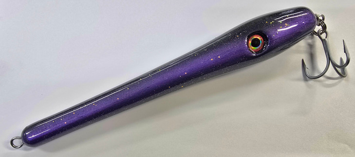 Clements Custom Lures Beach Bomb 7.5" 2.5oz Black Purple