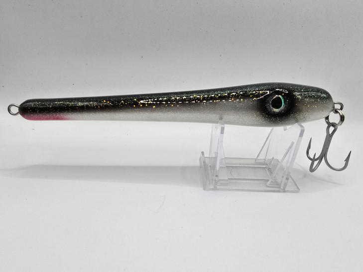 Clements Custom Lures Beach Bomb 7.5" 2.5oz Black White