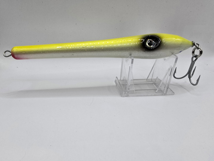 Clements Custom Lures Canal Bomb 7.5" 3.25oz Yellow Back