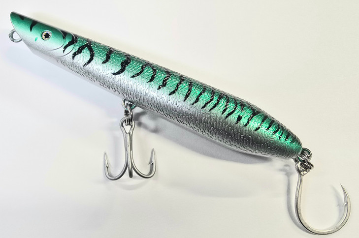 Canal Tackle® Canal Bullet Lure Pencil Popper 6" 3.5oz Mackerel