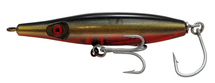 Super Strike Lures Bullet Stubby Needlefish Golden Massacre 5" 2.5 oz