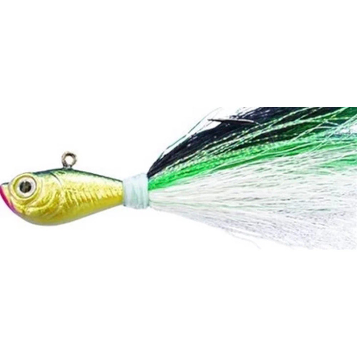 Spro Bucktail Jig 1/2 Ounce Green Shad