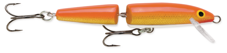 Rapala Jointed Floating J11 Lure 4 3/8" 5/16oz Gold Fluorescent Red
