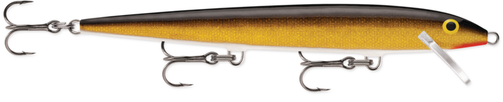 Rapala Original Floating F18 Lure 7" 11/16oz Gold