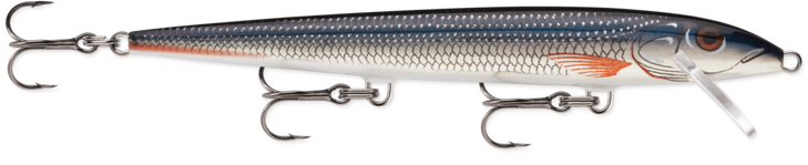 Rapala Original Floating F18 Lure 7" 11/16oz Shiner