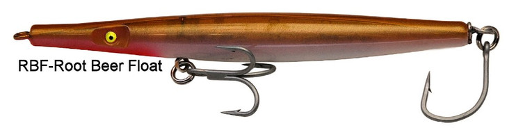 Super Strike Lures Super "N" Fish Needlefish Root Beer Float 7.25" 1.75oz