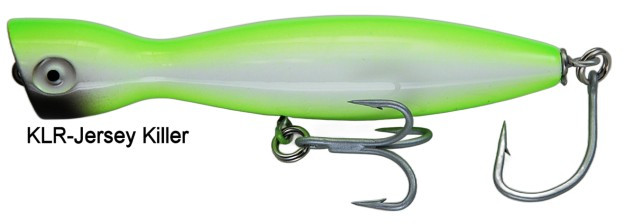 Super Strike Lures Little Neck Popper Jersey Killer Float 5.25" 1.5oz