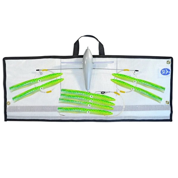 Hogy Squid Bird Bars Trolling 18 Inch Green Mack