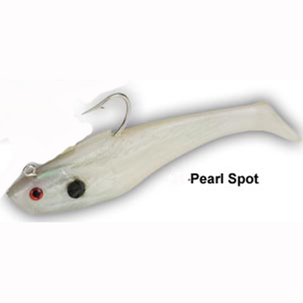 Tsunami Shad Pearl White 4
