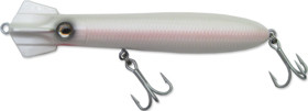 Northbar Flying Squid Pencil Popper 1202-01 White 8" 3.5oz