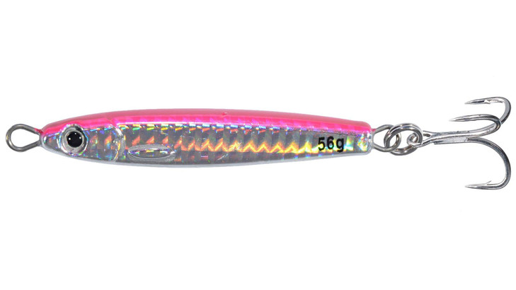 Hogy Heavy Minnow Jig 3" 1.25oz Pink