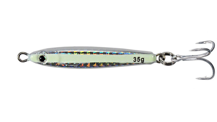 Hogy Heavy Minnow Jig 3.5" 2oz Silverside