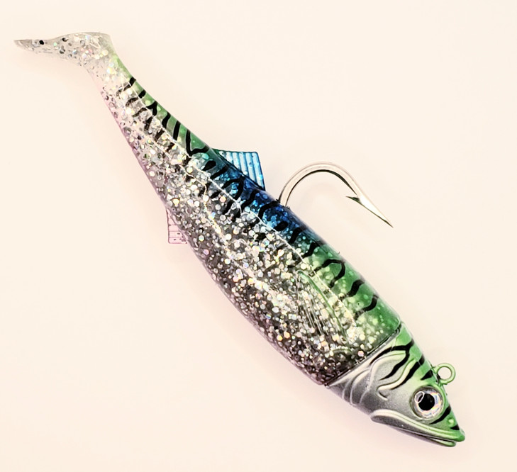 Canal Tackle® Canal Shad Fishing Lure Sinking Jig 6" 5.5oz Wacky Mack