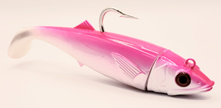 Canal Tackle® Canal Shad Fishing Lure Sinking Jig 6" 5.5oz Pink Squid