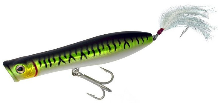 Tsunami Talking Popper XD Floating Green Mackerel 6" 2 3/8oz
