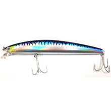 Daiwa Salt Pro Minnow D81 Fishing Lure - Pro Blue Topwater Minnow Bait