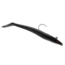 Savage Gear Sandeel 8″ 5 1/3oz 2+1 Fishing Lure – Murdered Out Color, One Size