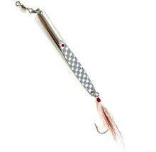 Deadly Dick Lure #4 Long Casting Jigging SILVER 3oz Bucktail