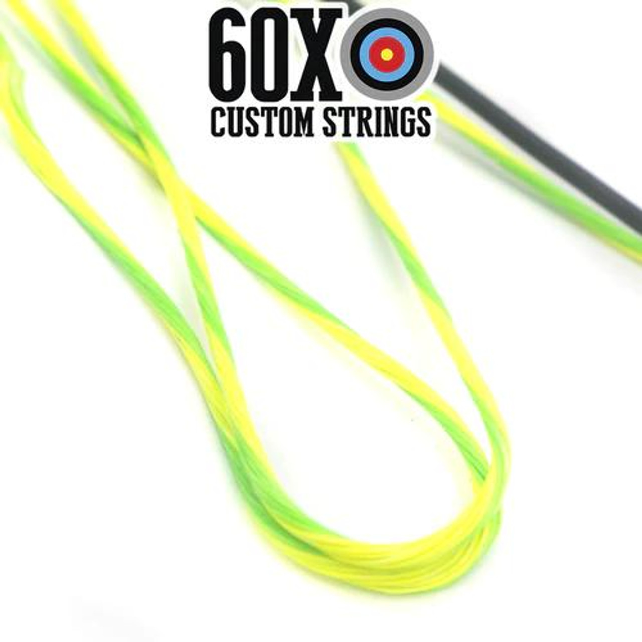 60X Custom Strings Black Fast Flight Compound Replacement Bowstring Bow
