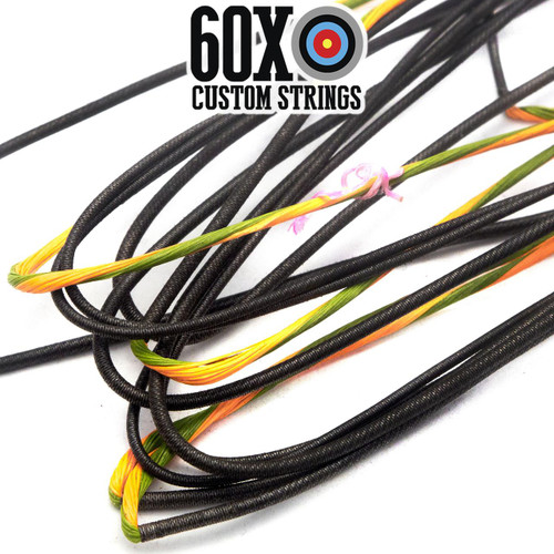 Cavo A Corda Gas Per Arco Composto Mathews Reezen - BowStrings, Con Nocchette Di Velocità, Nero, Made In USA