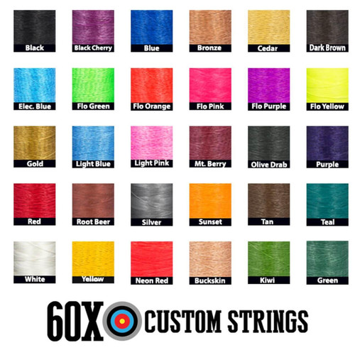 60X Custom Strings 55.75" Compound Bow String 