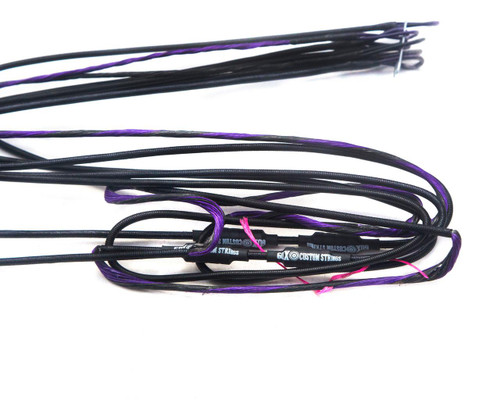 SMB OEM Bowstring Full Set For Bowtech Diamond SB1 – Yellow/Silver, Made In USA
