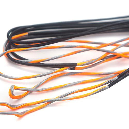 Cordes D'arc à Poulies Hoyt Alpha X 30 - Gas Bowstrings Couleur Orange Fluo - Neuf Sous Emballage