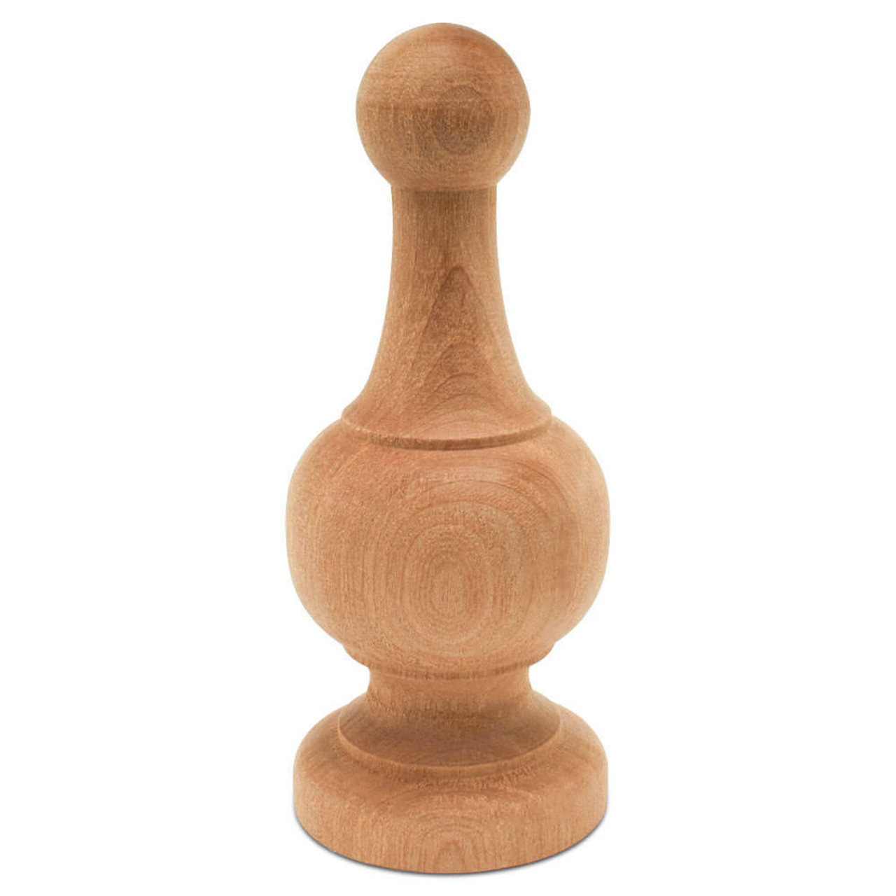 Wood Finials, 2-7/8 inch for Crafting & DIY Dcor, Woodpeckers