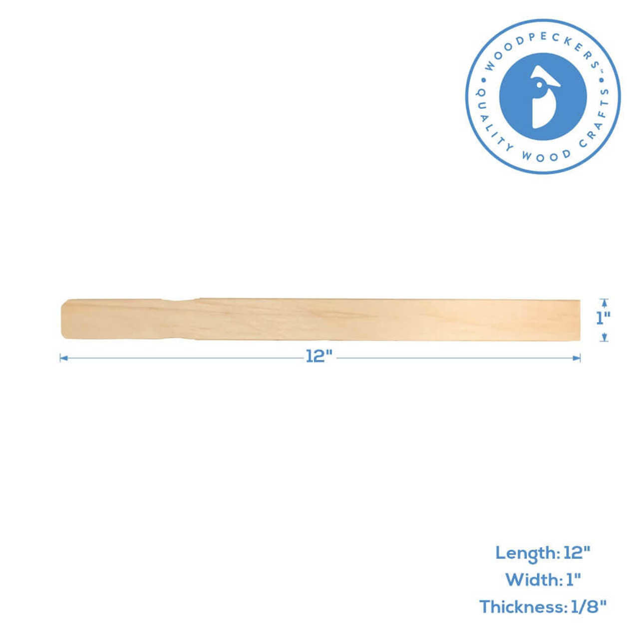 12 in. Wooden Paint Stick for Crafting 1 Gallon (10-Pack) HDPS-10